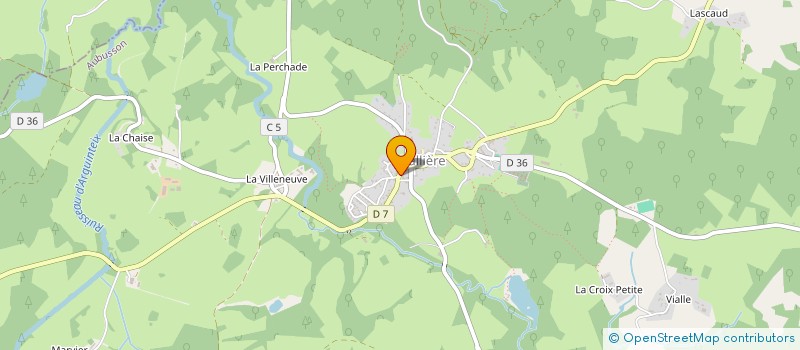 localisation de l'entreprise SCI SABER  VALLIERE