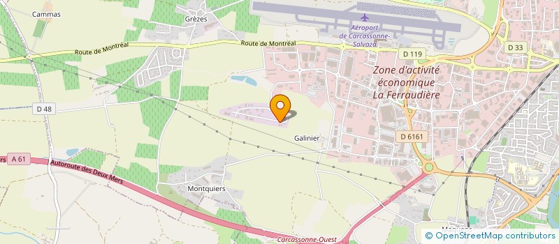 localisation de l'entreprise SCI SABFAMILY à CARCASSONNE