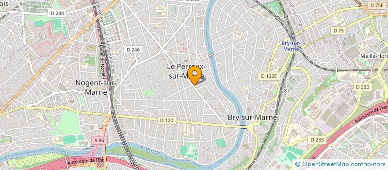 localisation de l'entreprise SCI SABIMM à LE PERREUX-SUR-MARNE