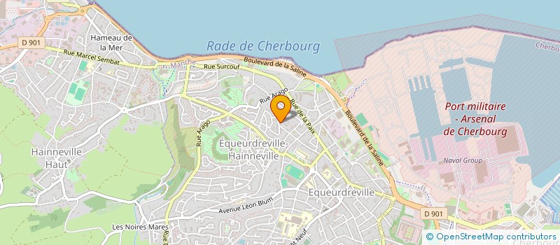 localisation de l'entreprise SCI SABIN-LEPELLETIER à CHERBOURG-EN-COTENTIN