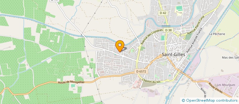 localisation de l'entreprise SCI SABINE à SAINT-GILLES