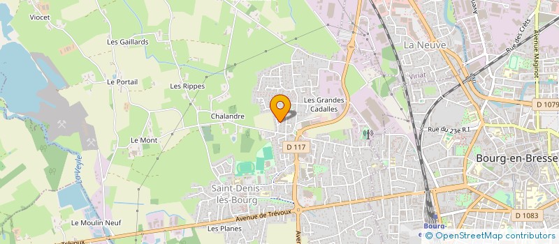 localisation de l'entreprise SCI SABINE PIN à SAINT-DENIS-LES-BOURG