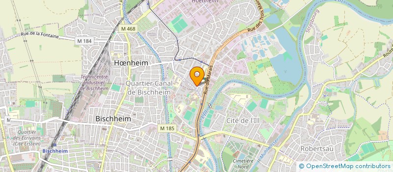 localisation de l'entreprise SCI SABINO LES LYS  HNHEIM