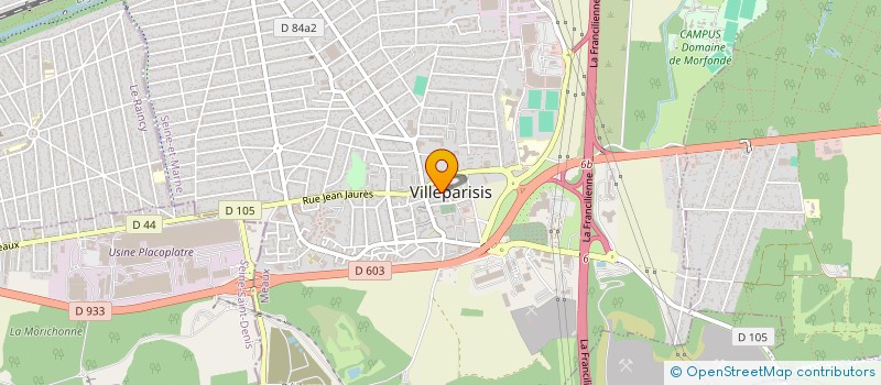 localisation de l'entreprise SCI SABIR  VILLEPARISIS