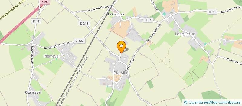 localisation de l'entreprise SCI SABJ  BIERVILLE