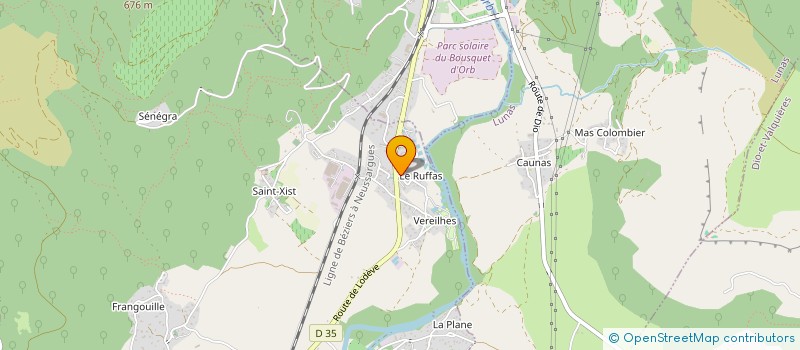 localisation de l'entreprise SCI SABLA  LA TOUR-SUR-ORB