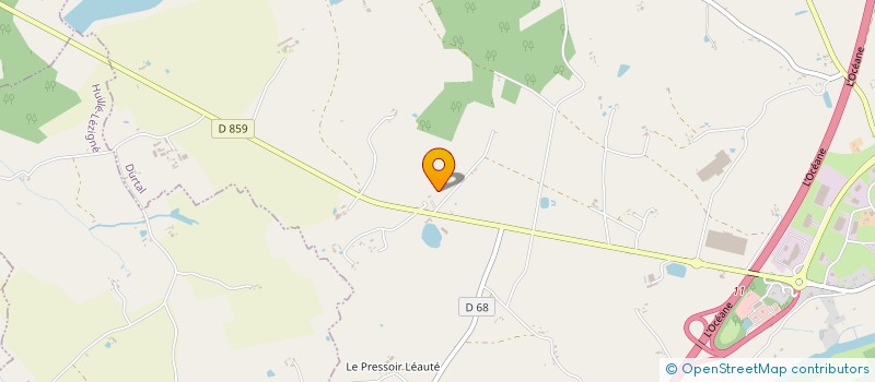 localisation de l'entreprise SCI SABLAGE PELLERIN  DURTAL