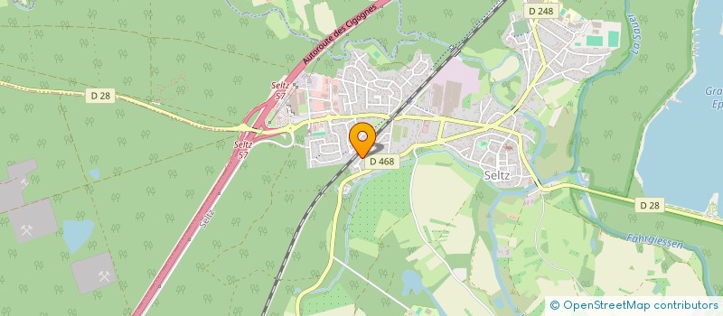 localisation de l'entreprise SCI SABLAN  SELTZ