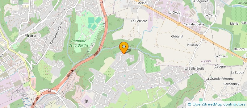 localisation de l'entreprise SCI SABLE  BOULIAC