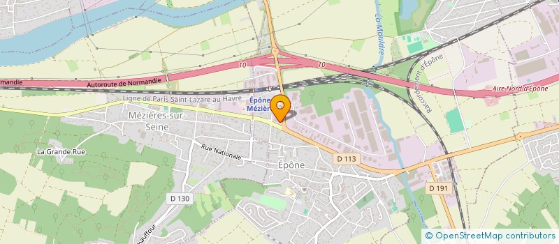 localisation de l'entreprise SCI SABLE  EPONE