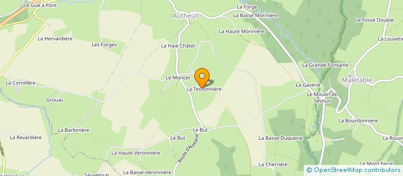 localisation de l'entreprise SCI SABLES AIGUEBELLE à TOUROUVRE AU PERCHE