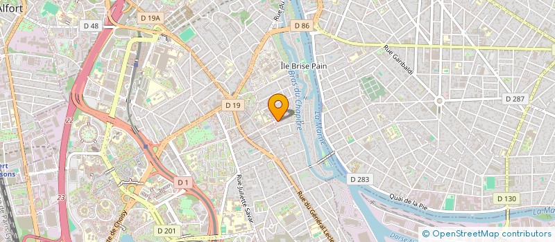 localisation de l'entreprise SCI SABLIERE à CRETEIL