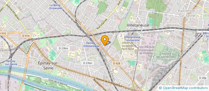 localisation de l'entreprise SCI SABLONS  MONTMAGNY