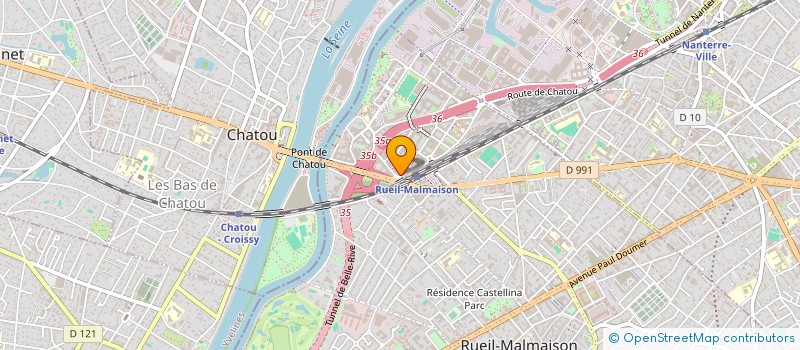 localisation de l'entreprise SCI SABLONS à RUEIL MALMAISON