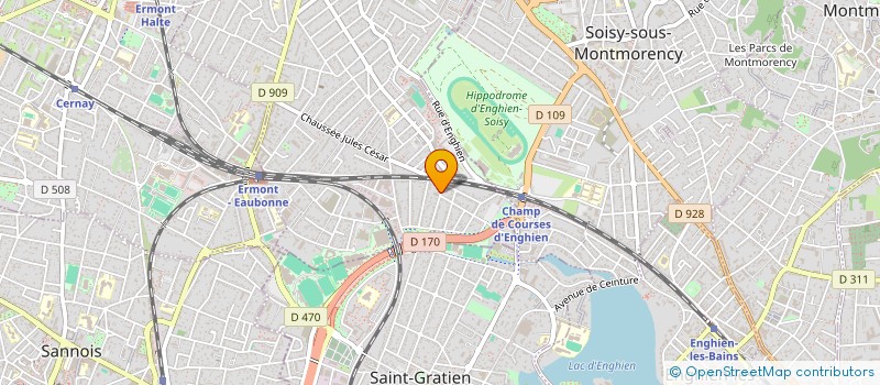 localisation de l'entreprise SCI SABLONS MJGM à EAUBONNE