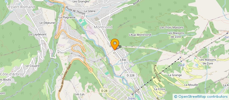 localisation de l'entreprise SCI SABOIA à MORZINE