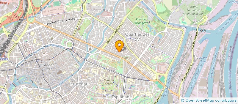 localisation de l'entreprise SCI SABOR  STRASBOURG