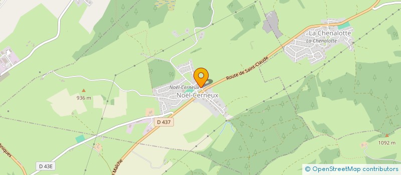 localisation de l'entreprise SCI SABORA  NOEL-CERNEUX