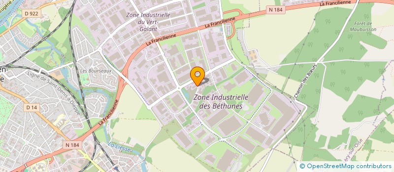 localisation de l'entreprise SCI SABRAH  SAINT-OUEN-L'AUMONE