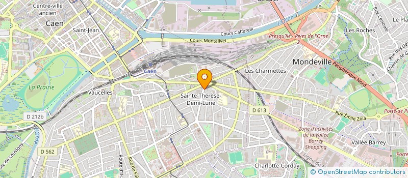 localisation de l'entreprise SCI SABRI IMMOBILIER à CAEN