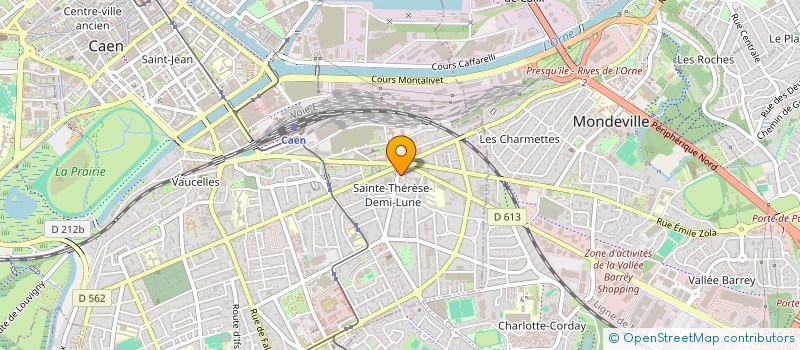 localisation de l'entreprise SCI SABRI INVEST à CAEN