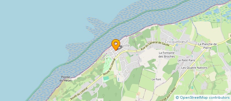 localisation de l'entreprise SCI SABRINA  VILLERVILLE