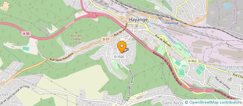 localisation de l'entreprise SCI SABRINA  HAYANGE