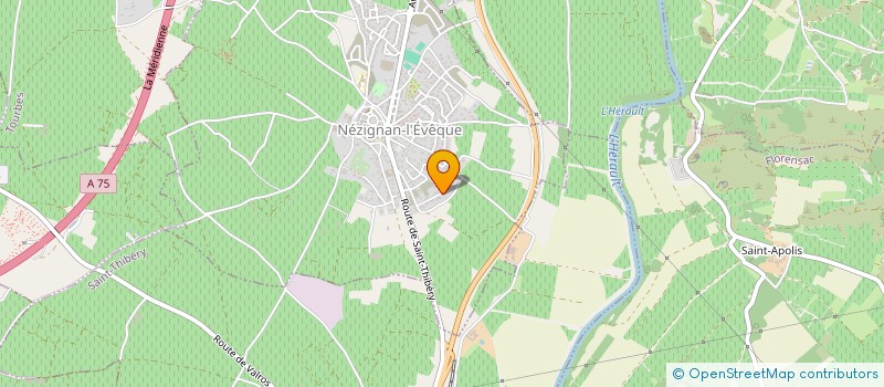 localisation de l'entreprise SCI SABRINA  NEZIGNAN-L'EVEQUE