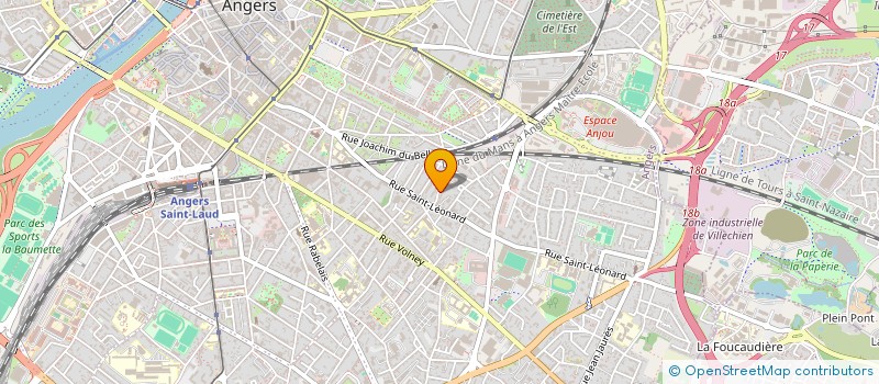 localisation de l'entreprise SCI SABRINA à ANGERS