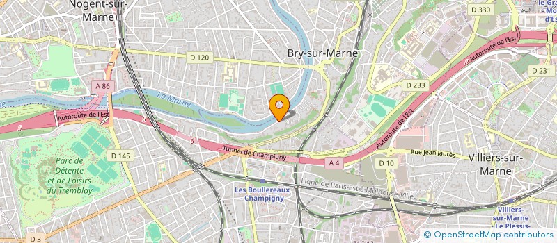 localisation de l'entreprise SCI SABRINA à BRY-SUR-MARNE