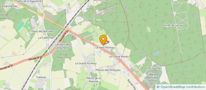 localisation de l'entreprise SCI SABRINA  CHAMBRAY-LES-TOURS