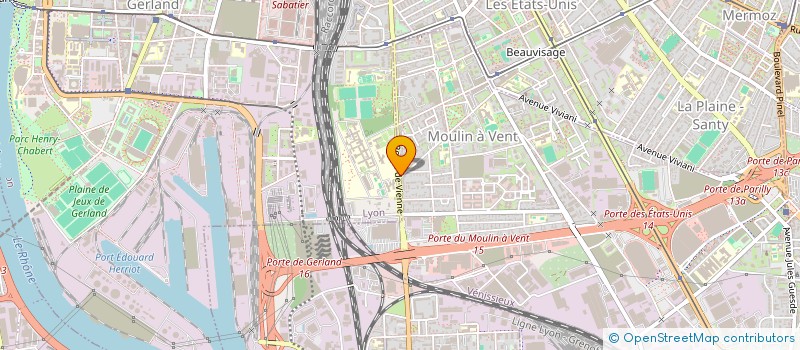 localisation de l'entreprise SCI SABRINA H  VENISSIEUX