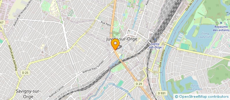 localisation de l'entreprise SCI SABRINE à JUVISY-SUR-ORGE