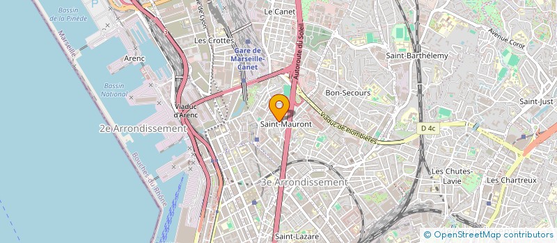 localisation de l'entreprise SCI SABRYAN à MARSEILLE