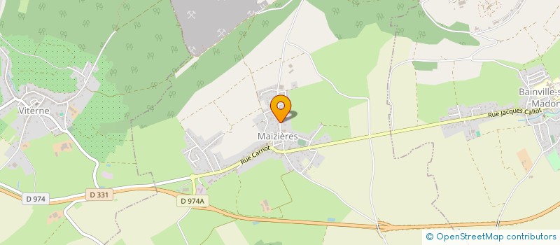 localisation de l'entreprise SCI SABU  BAINVILLE-SUR-MADON