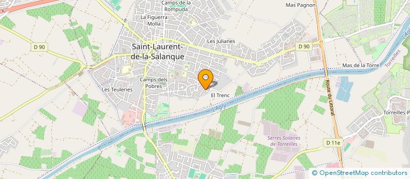 localisation de l'entreprise SCI SABUL  SAINT-LAURENT-DE-LA-SALANQUE