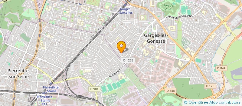 localisation de l'entreprise SCI SABYLE à GARGES-LES-GONESSE