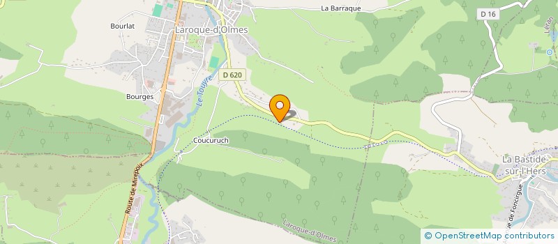 localisation de l'entreprise SCI SABZE à LAROQUE-D'OLMES