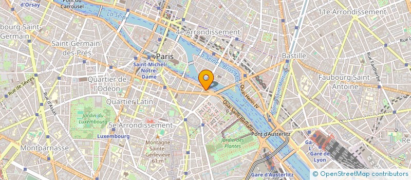 localisation de l'entreprise SCI SACAJ  PARIS