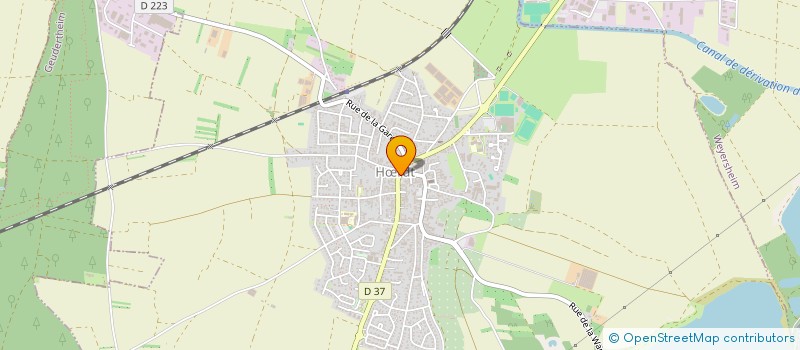 localisation de l'entreprise SCI SACALIA  HRDT