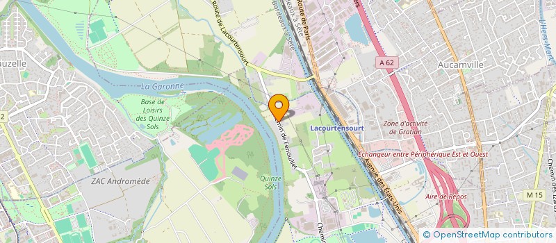 localisation de l'entreprise SCI SACAM  JAU-DIGNAC-ET-LOIRAC