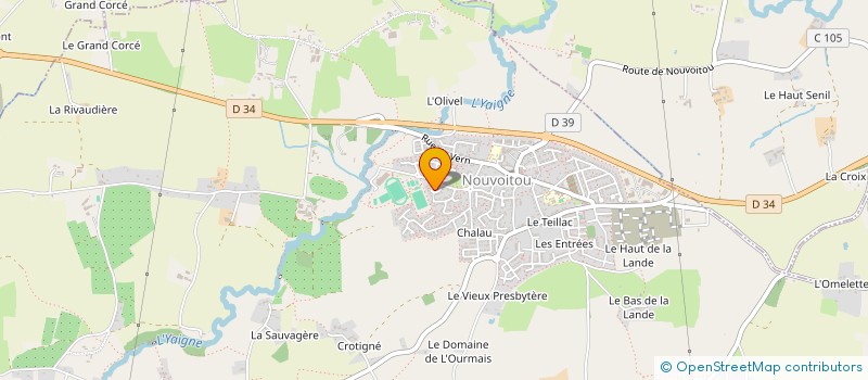 localisation de l'entreprise SCI SACAM  NOUVOITOU