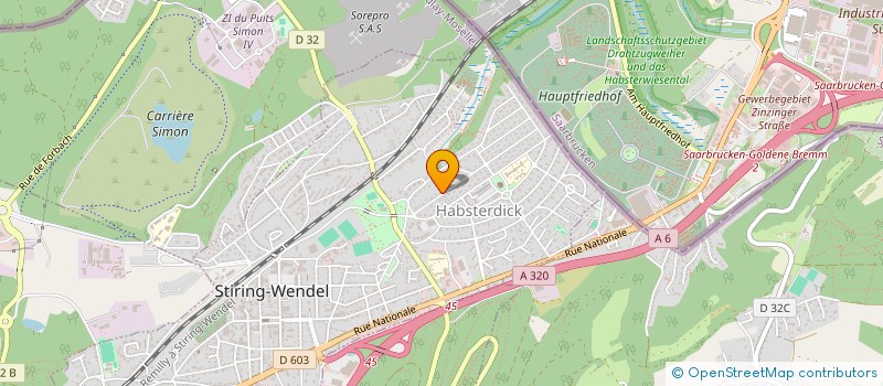 localisation de l'entreprise SCI SACCUCCI  STIRING-WENDEL