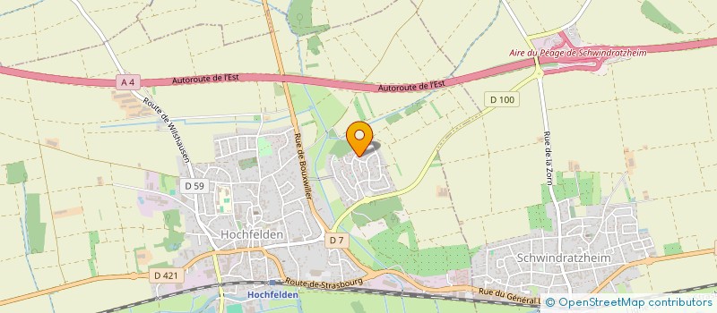 localisation de l'entreprise SCI SACEDO  KIENHEIM