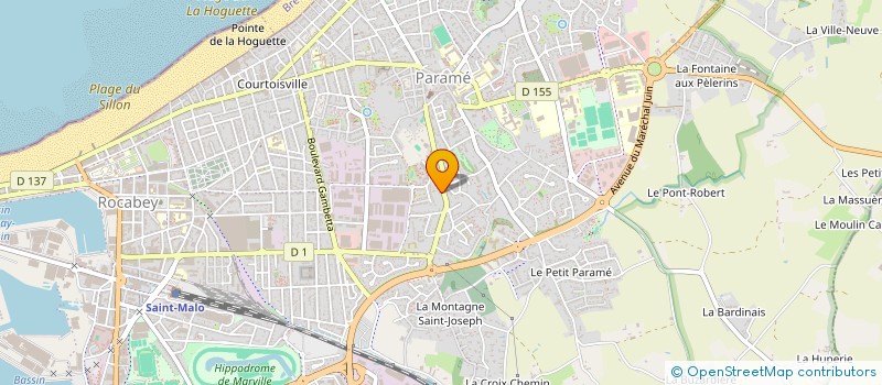 localisation de l'entreprise SCI SACELDI  SAINT-MALO