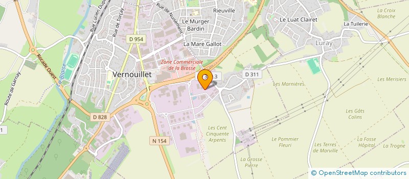 localisation de l'entreprise SCI SACEMA à VERNOUILLET