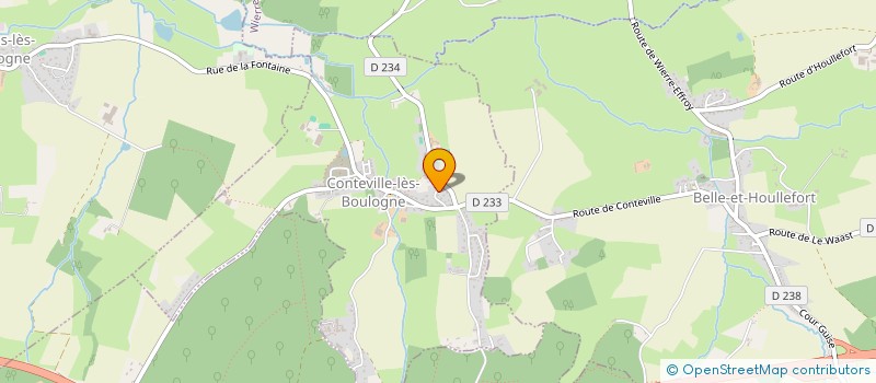 localisation de l'entreprise SCI SACG IMMO  CONTEVILLE-LES-BOULOGNE