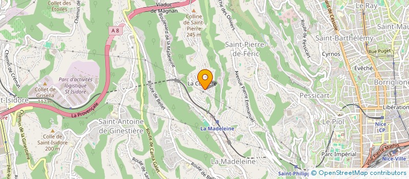 localisation de l'entreprise SCI SACHA à NICE