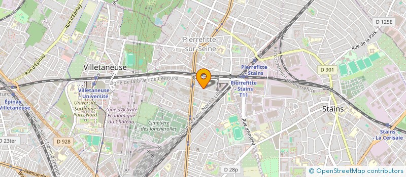 localisation de l'entreprise SCI SACHA à PIERREFITTE-SUR-SEINE