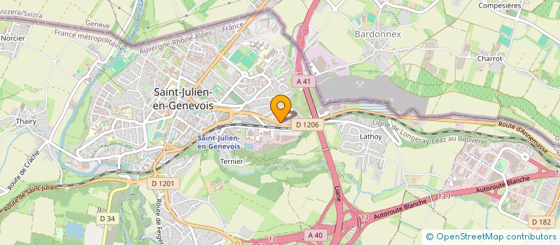 localisation de l'entreprise SCI SACHA  SAINT-JULIEN-EN-GENEVOIS
